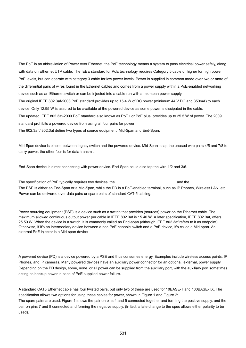 Power over ethernet overview, What is poe | PLANET WGSW-20160HP User Manual | Page 531 / 555