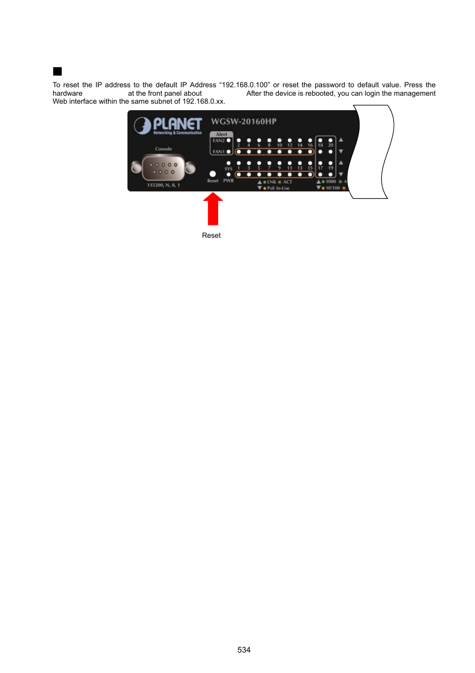 PLANET WGSW-20160HP User Manual | Page 534 / 555