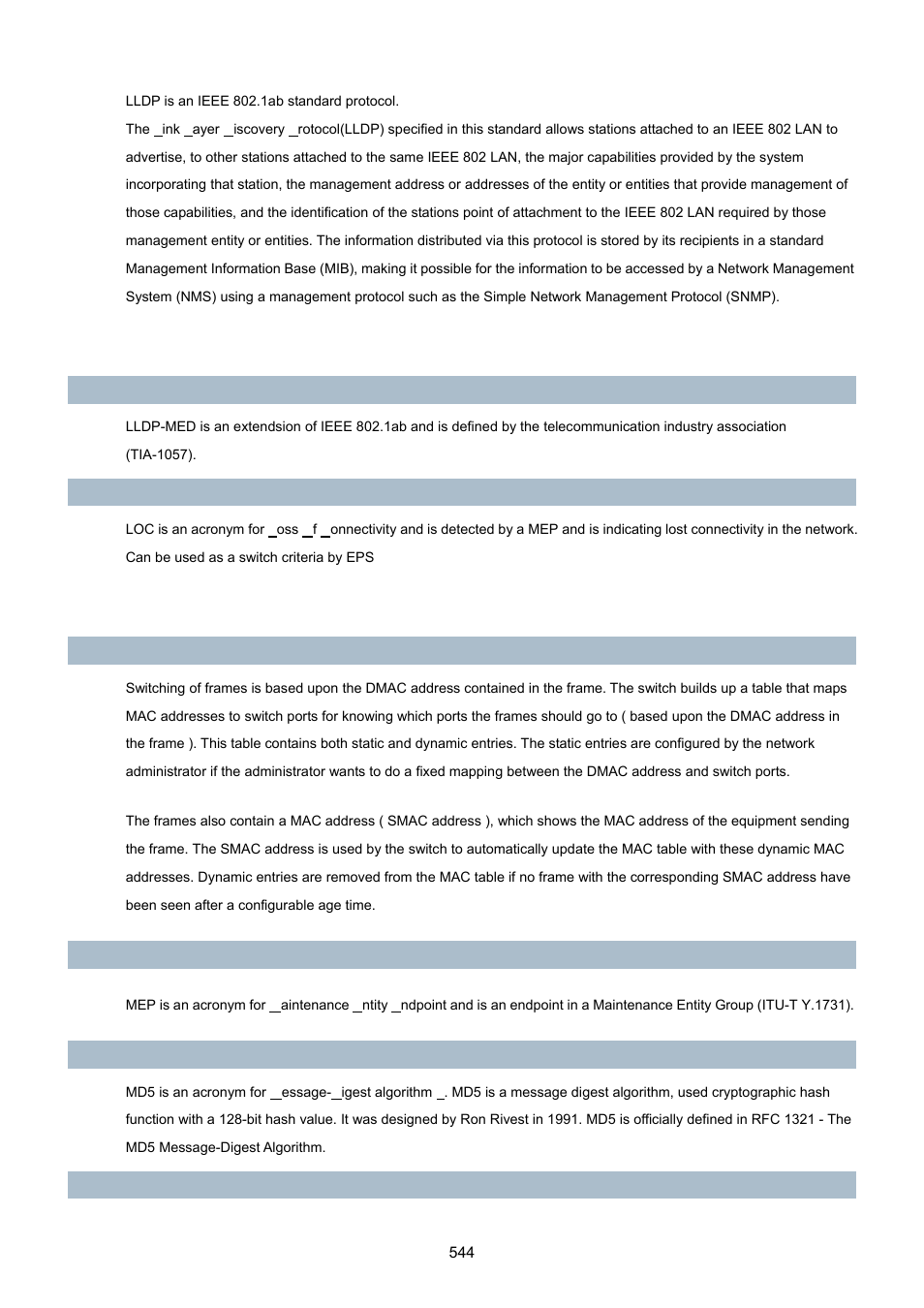 PLANET WGSW-20160HP User Manual | Page 544 / 555