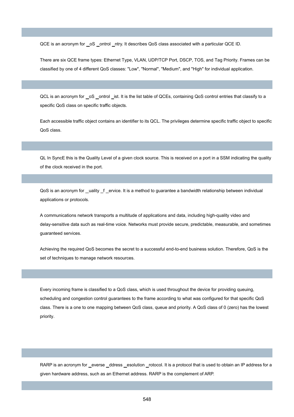 PLANET WGSW-20160HP User Manual | Page 548 / 555