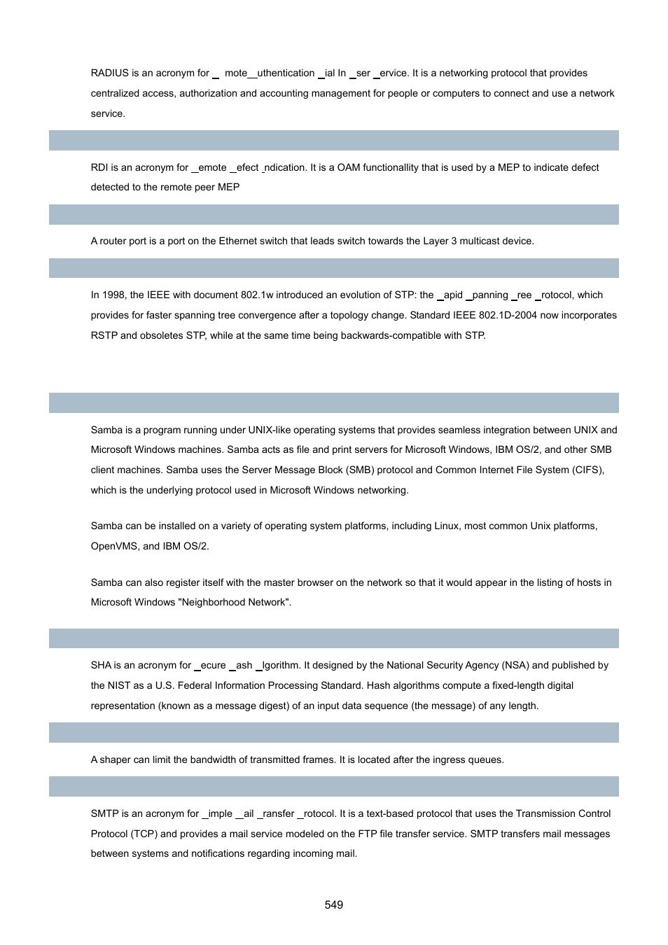 PLANET WGSW-20160HP User Manual | Page 549 / 555