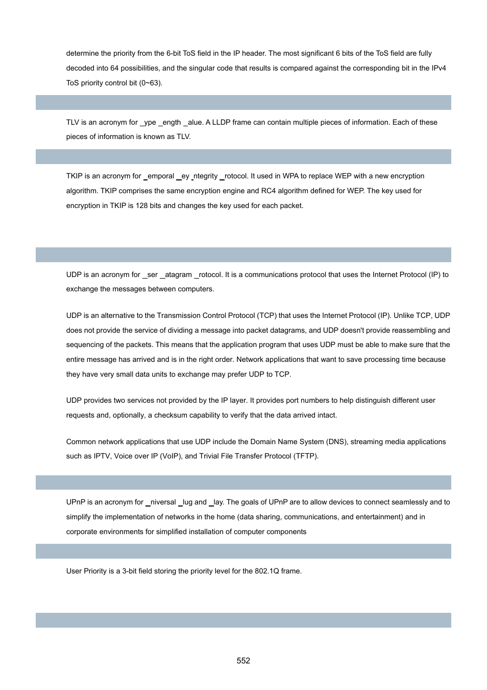 PLANET WGSW-20160HP User Manual | Page 552 / 555