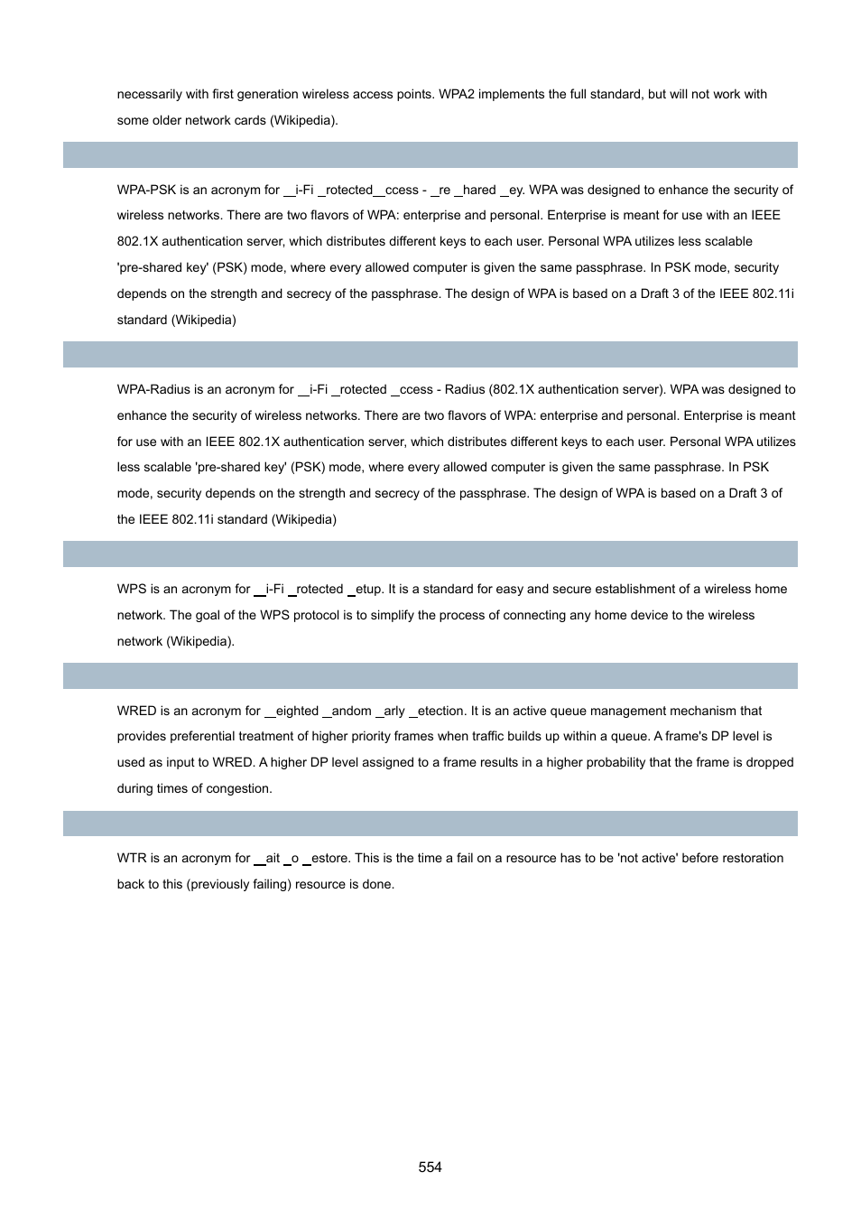 PLANET WGSW-20160HP User Manual | Page 554 / 555