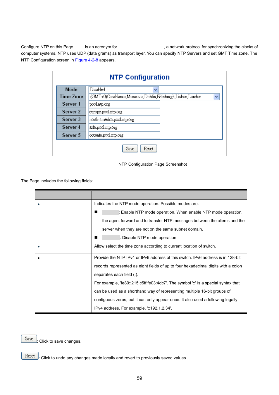 6 ntp configuration | PLANET WGSW-20160HP User Manual | Page 59 / 555