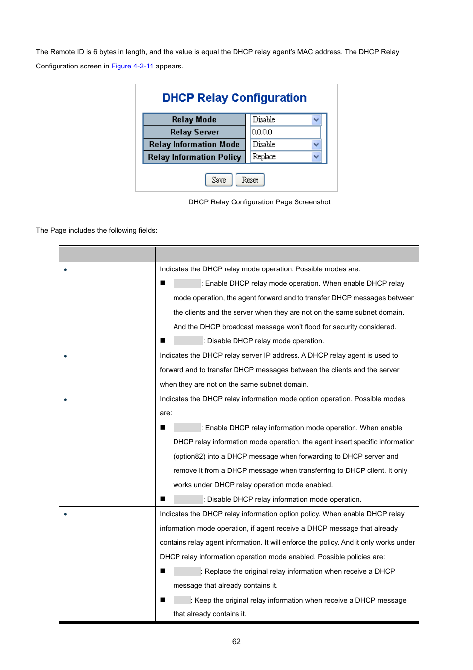 9 dhcp relay statistics | PLANET WGSW-20160HP User Manual | Page 62 / 555