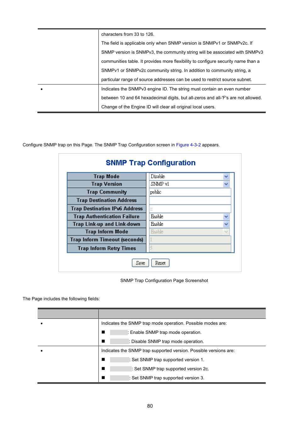 3 snmp trap configuration | PLANET WGSW-20160HP User Manual | Page 80 / 555