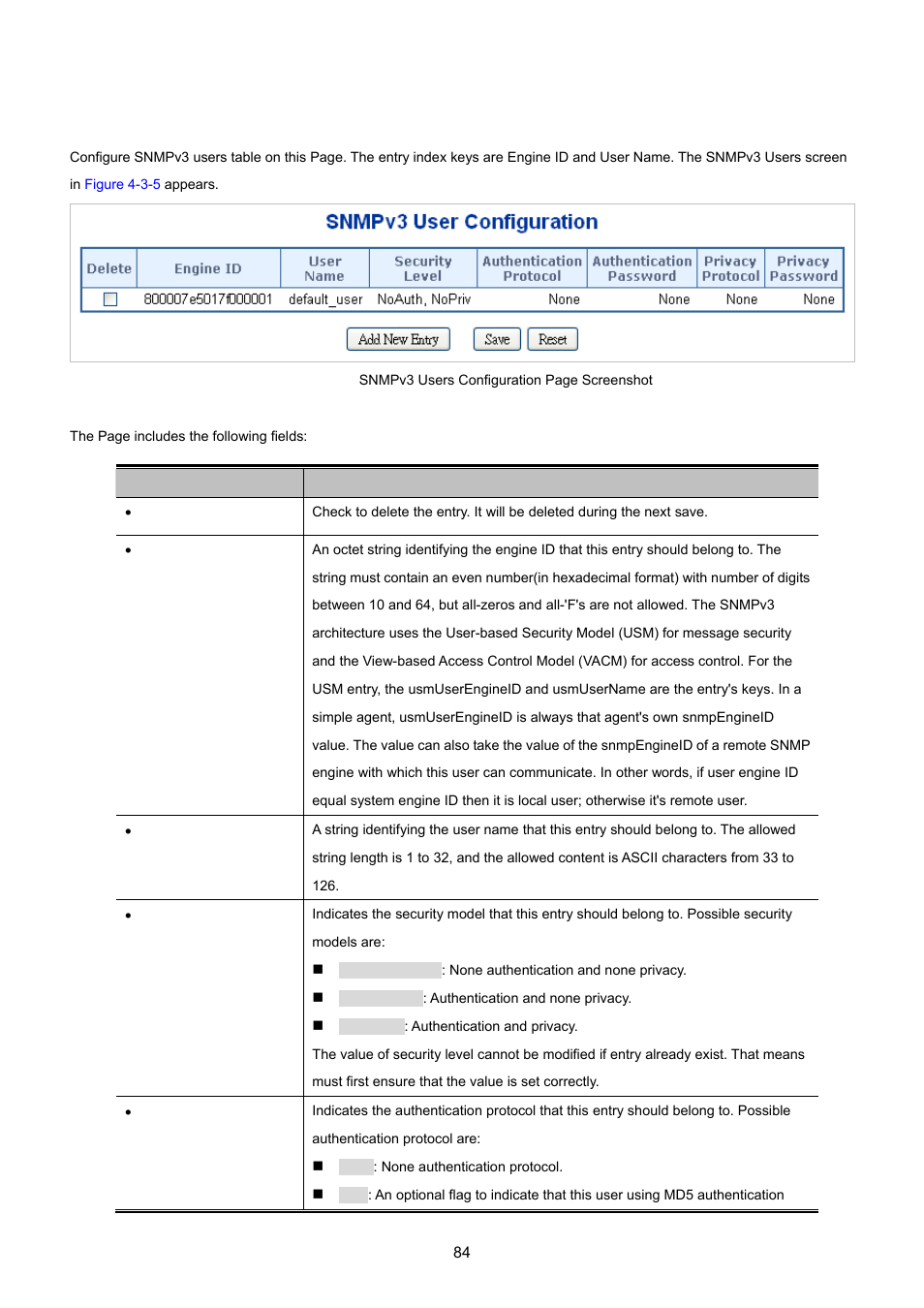 2 snmpv3 users | PLANET WGSW-20160HP User Manual | Page 84 / 555