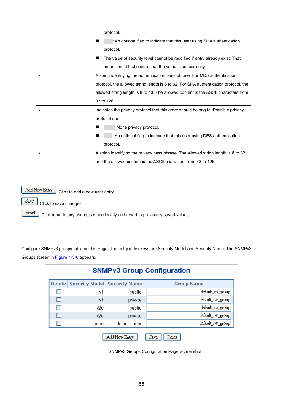 3 snmpv3 groups | PLANET WGSW-20160HP User Manual | Page 85 / 555