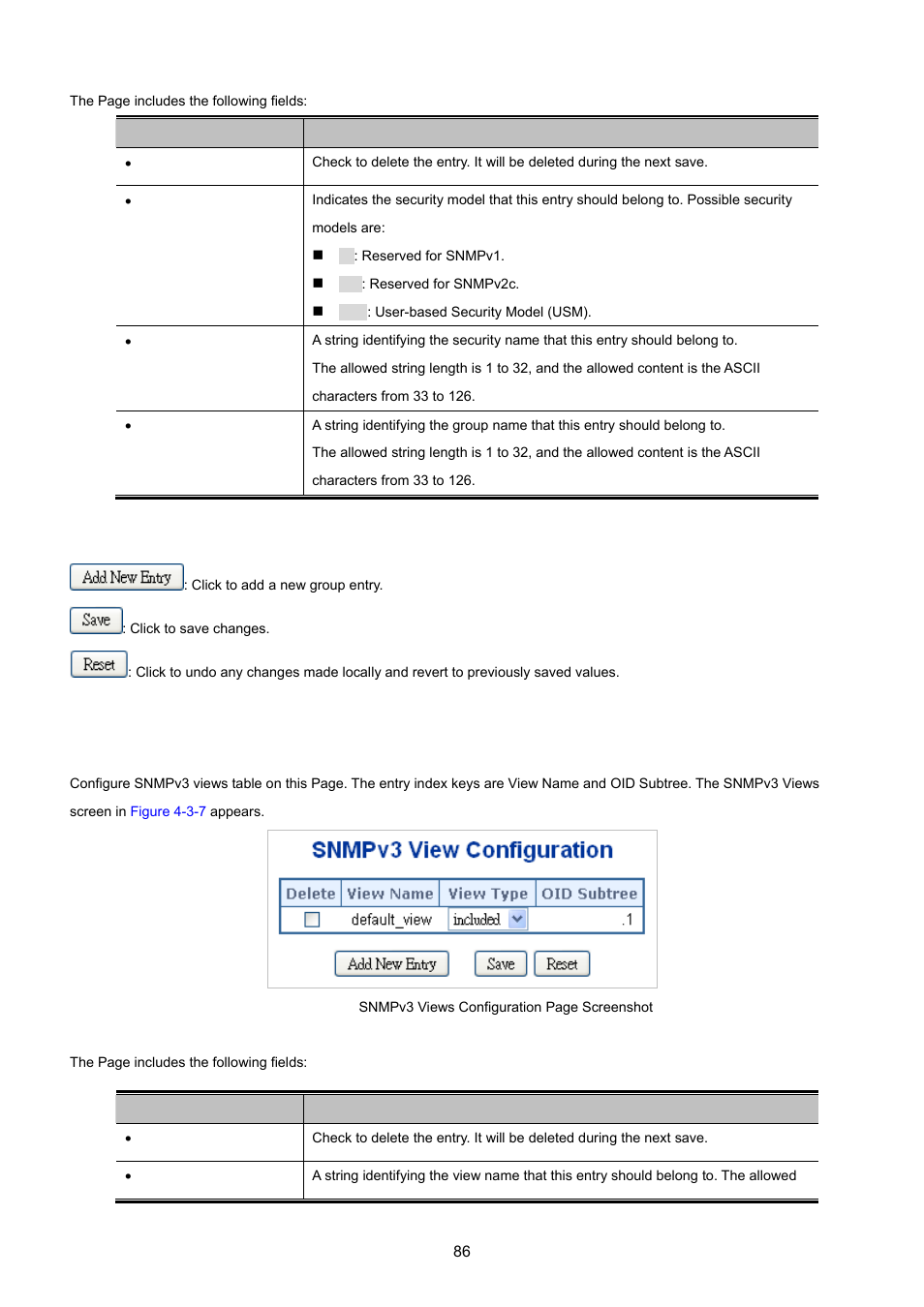 4 snmpv3 views | PLANET WGSW-20160HP User Manual | Page 86 / 555