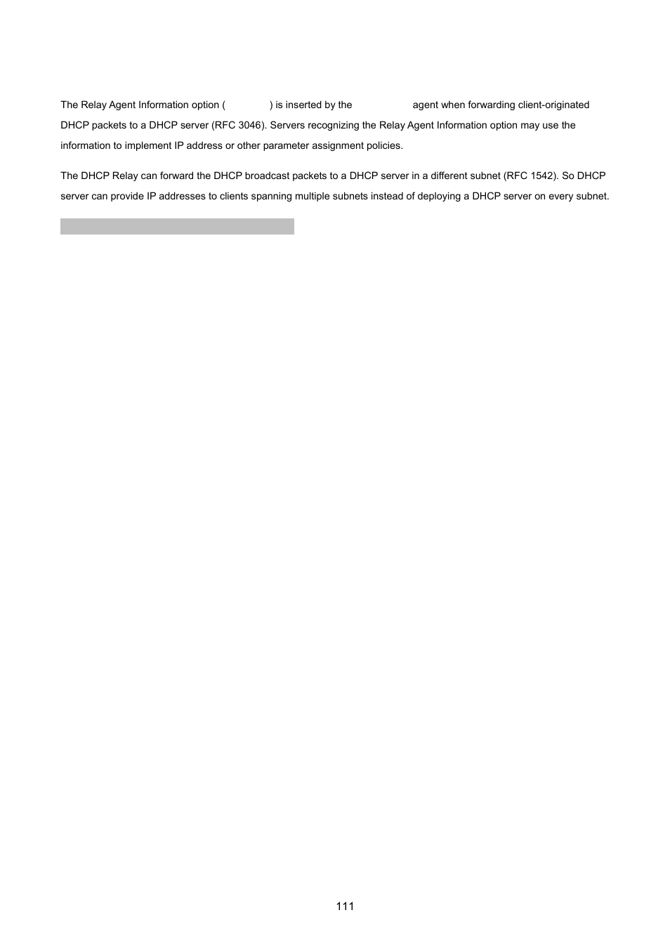 9 dhcp relay & option 82, Configuring dhcp relay & option82 | PLANET WGSW-2620HP User Manual | Page 111 / 211