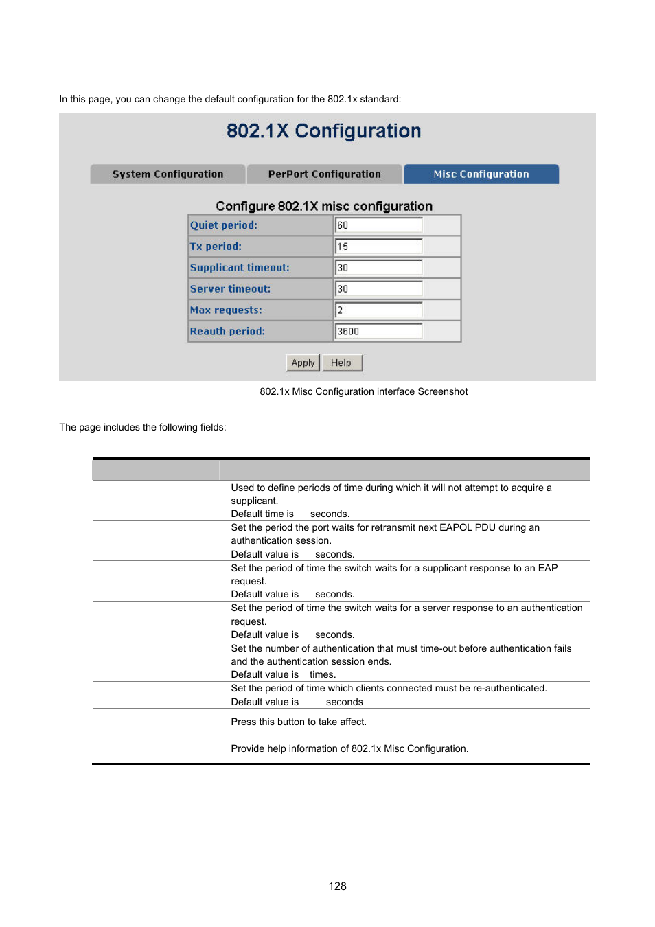 4 misc configuration | PLANET WGSW-2620HP User Manual | Page 128 / 211