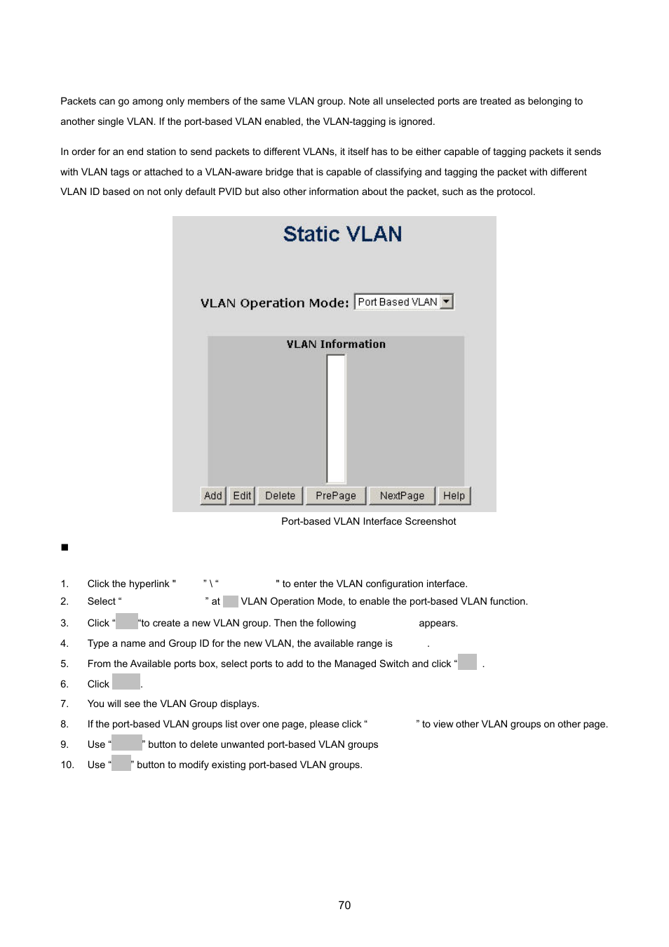 3 port-based vlan | PLANET WGSW-2620HP User Manual | Page 70 / 211