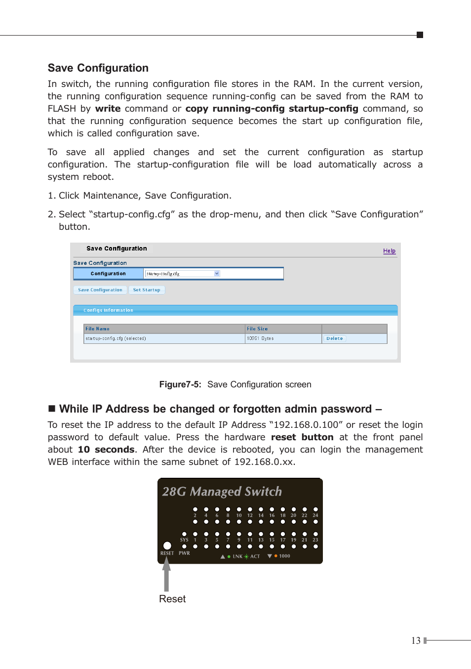 PLANET WGSW-28040 User Manual | Page 13 / 16