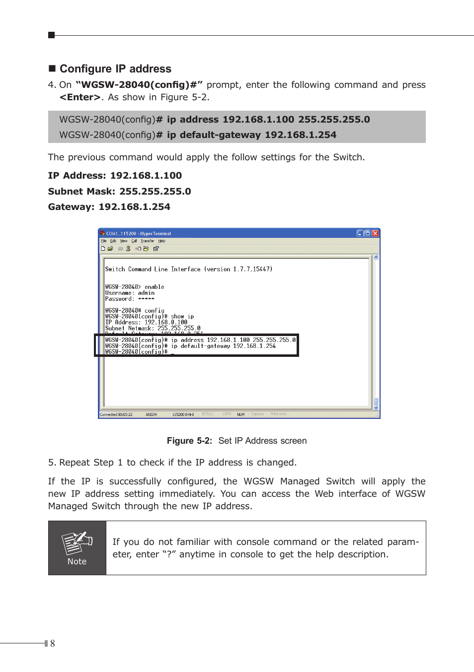 PLANET WGSW-28040 User Manual | Page 8 / 16