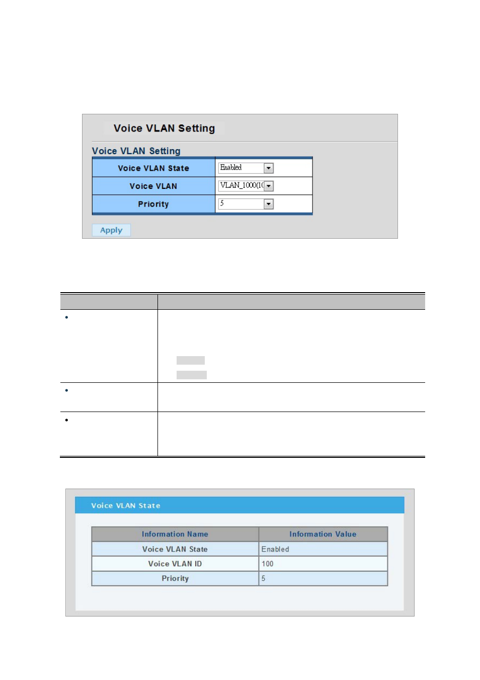 2 voice vlan setting | PLANET WGSW-28040P User Manual | Page 107 / 324