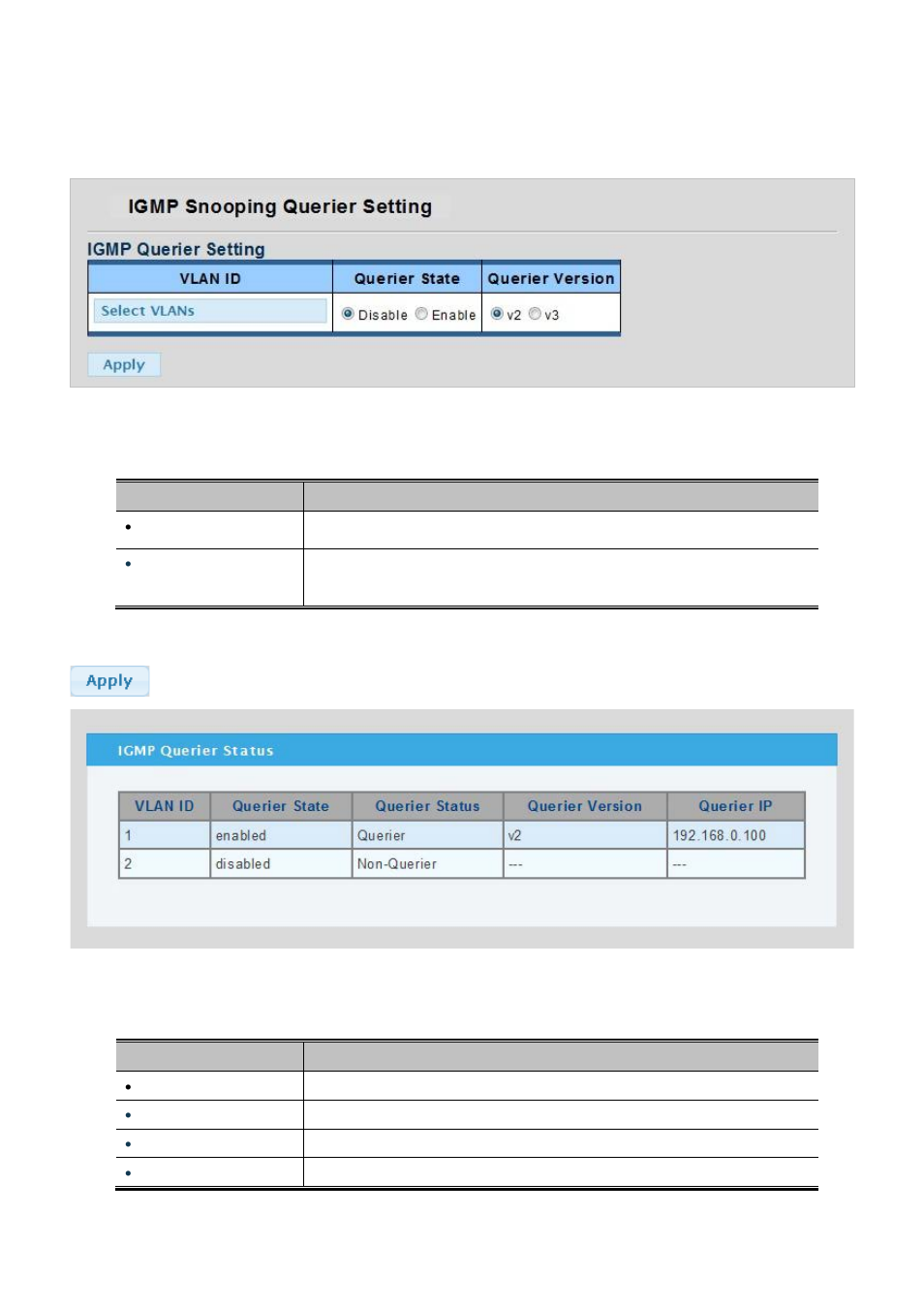4 igmp querier setting | PLANET WGSW-28040P User Manual | Page 143 / 324