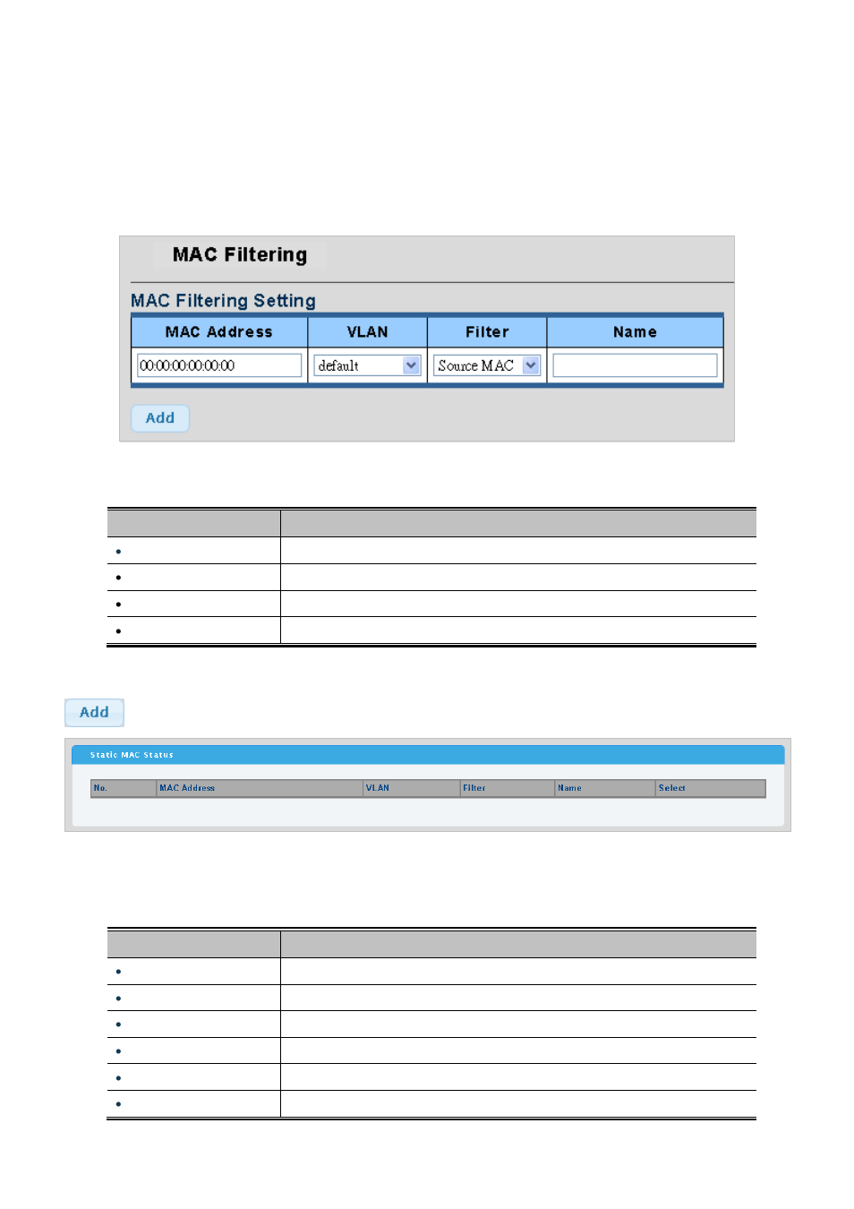 2 mac filtering | PLANET WGSW-28040P User Manual | Page 164 / 324