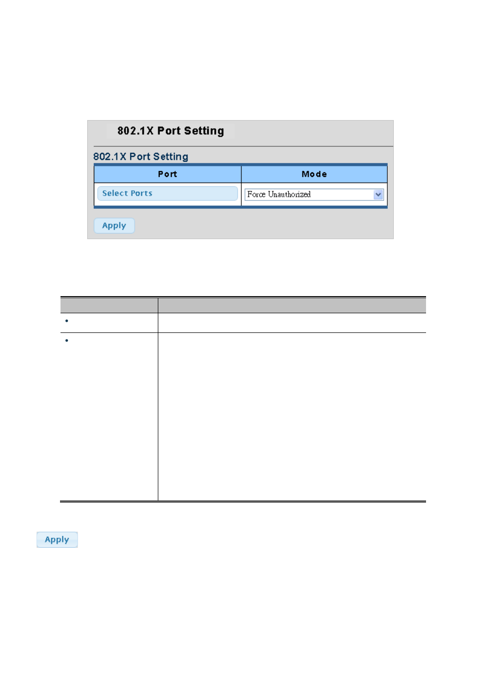 3 802.1x port setting | PLANET WGSW-28040P User Manual | Page 173 / 324
