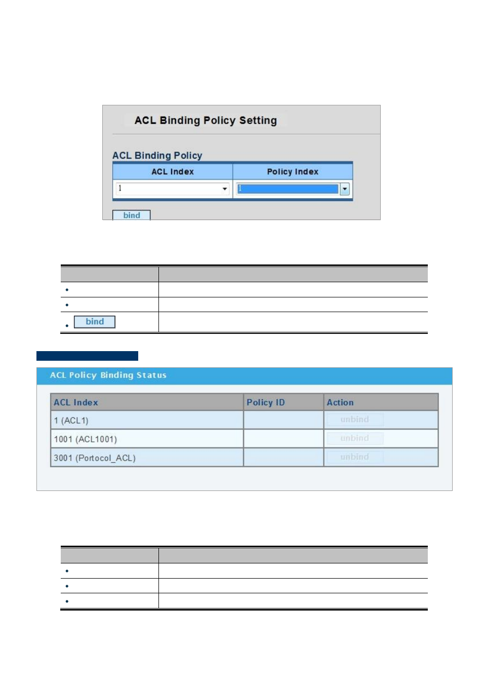5 acl binding policy | PLANET WGSW-28040P User Manual | Page 199 / 324