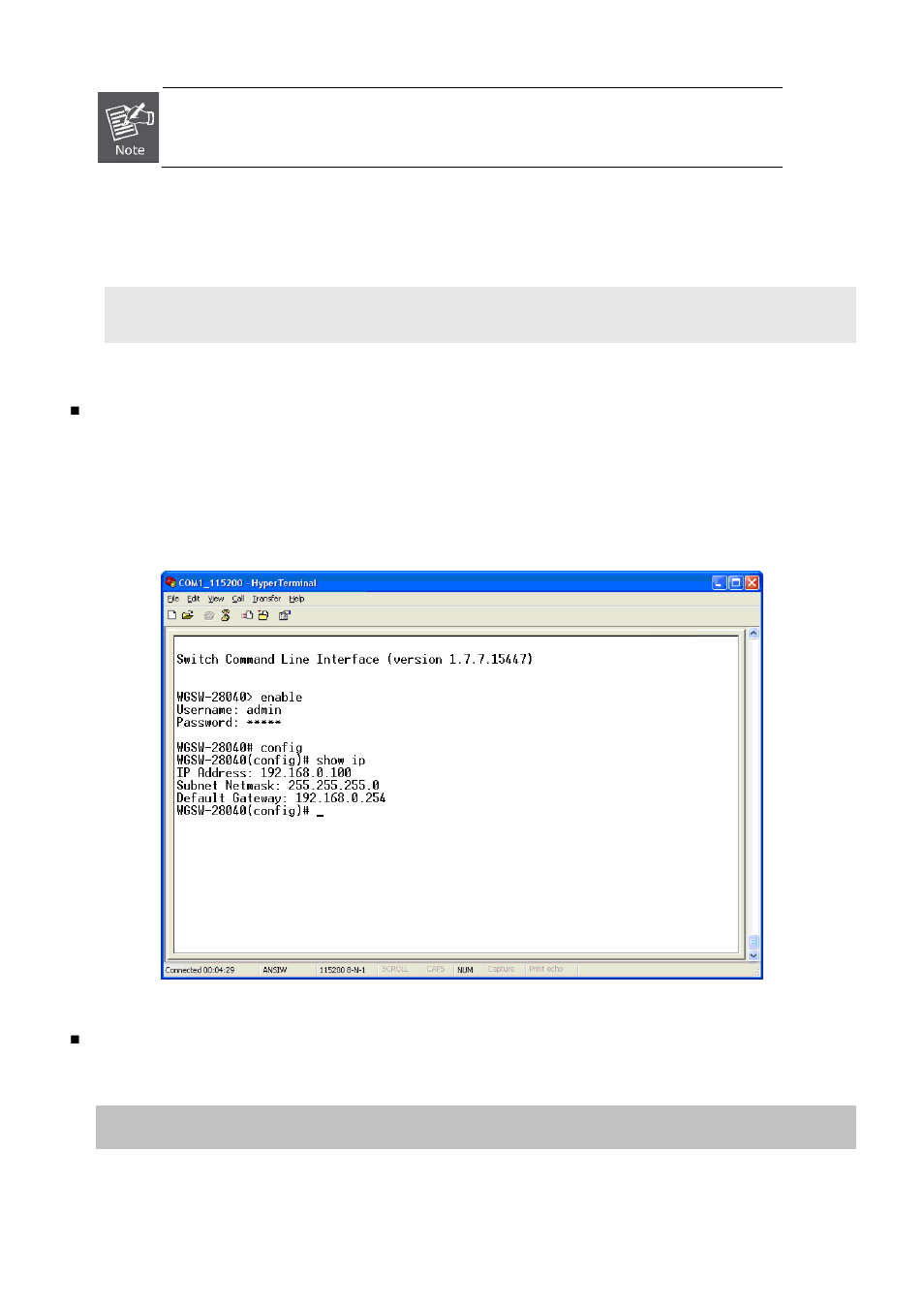 Configure ip address | PLANET WGSW-28040P User Manual | Page 219 / 324