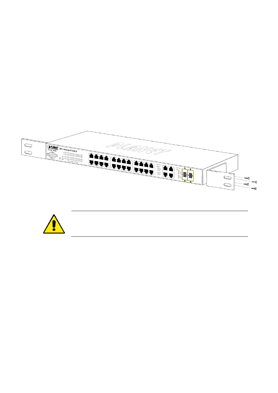 2 rack mounting | PLANET WGSW-28040P User Manual | Page 29 / 324