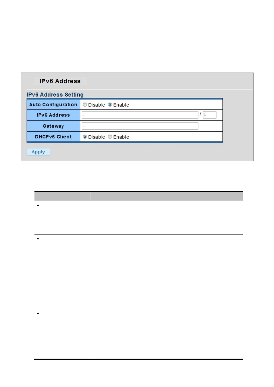 3 ipv6 configuration | PLANET WGSW-28040P User Manual | Page 47 / 324