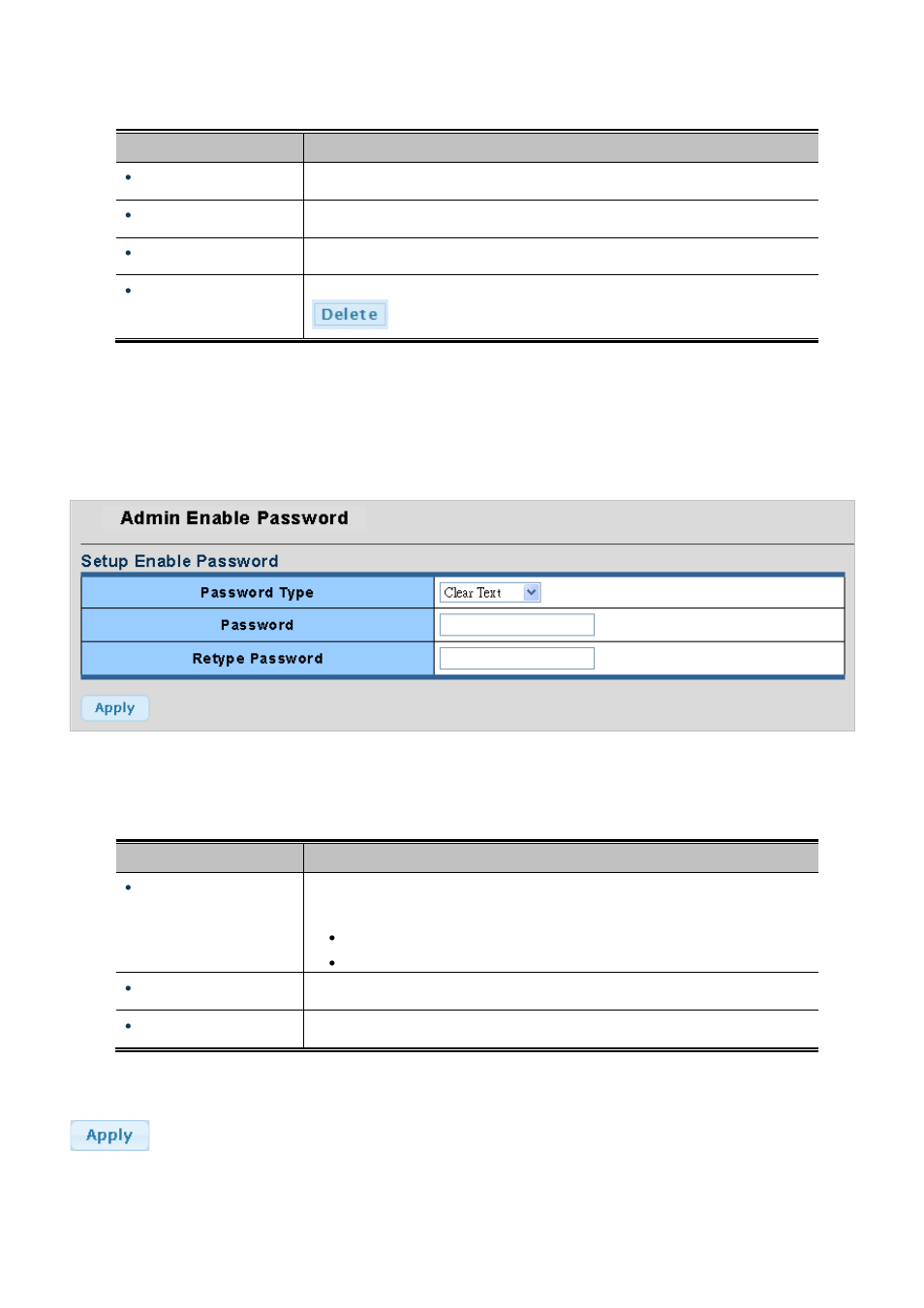 5 enable password | PLANET WGSW-28040P User Manual | Page 50 / 324
