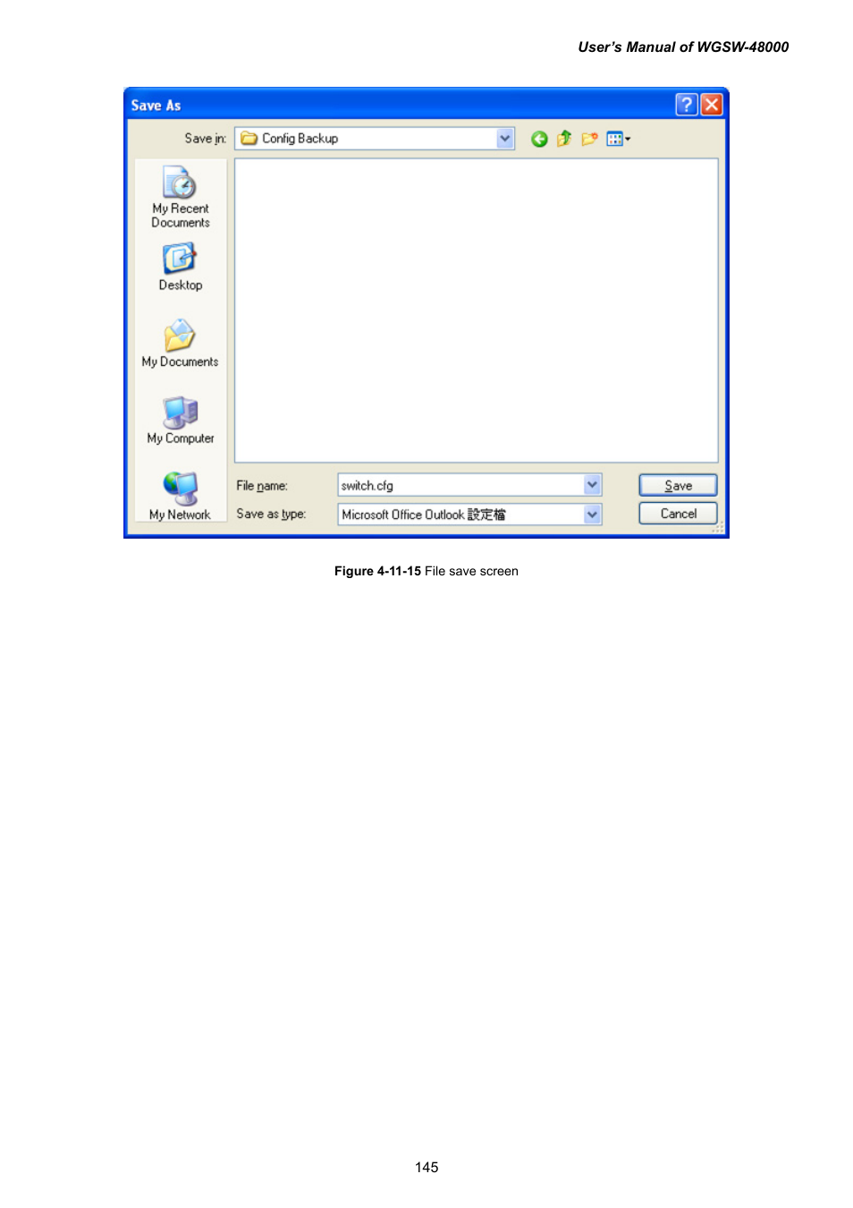 PLANET WGSW-48000 User Manual | Page 145 / 293