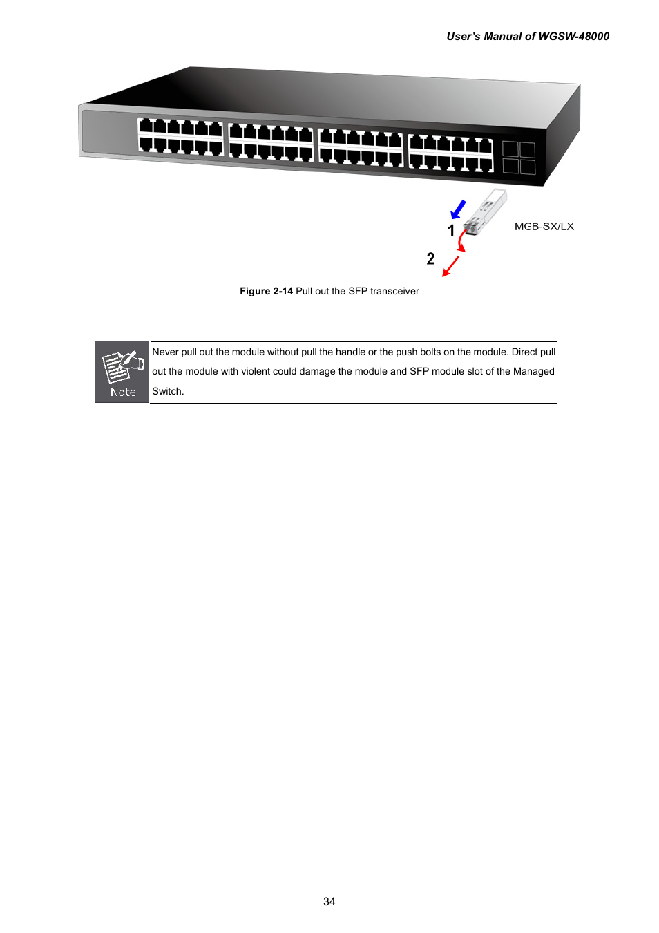 PLANET WGSW-48000 User Manual | Page 34 / 293