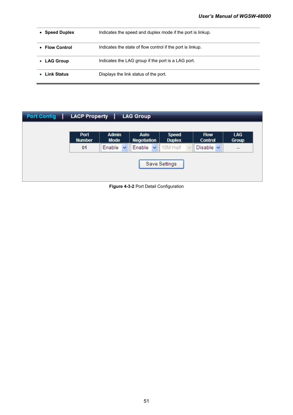 PLANET WGSW-48000 User Manual | Page 51 / 293