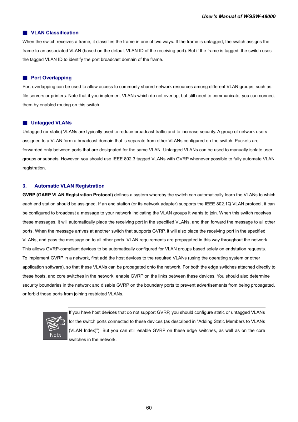 PLANET WGSW-48000 User Manual | Page 60 / 293