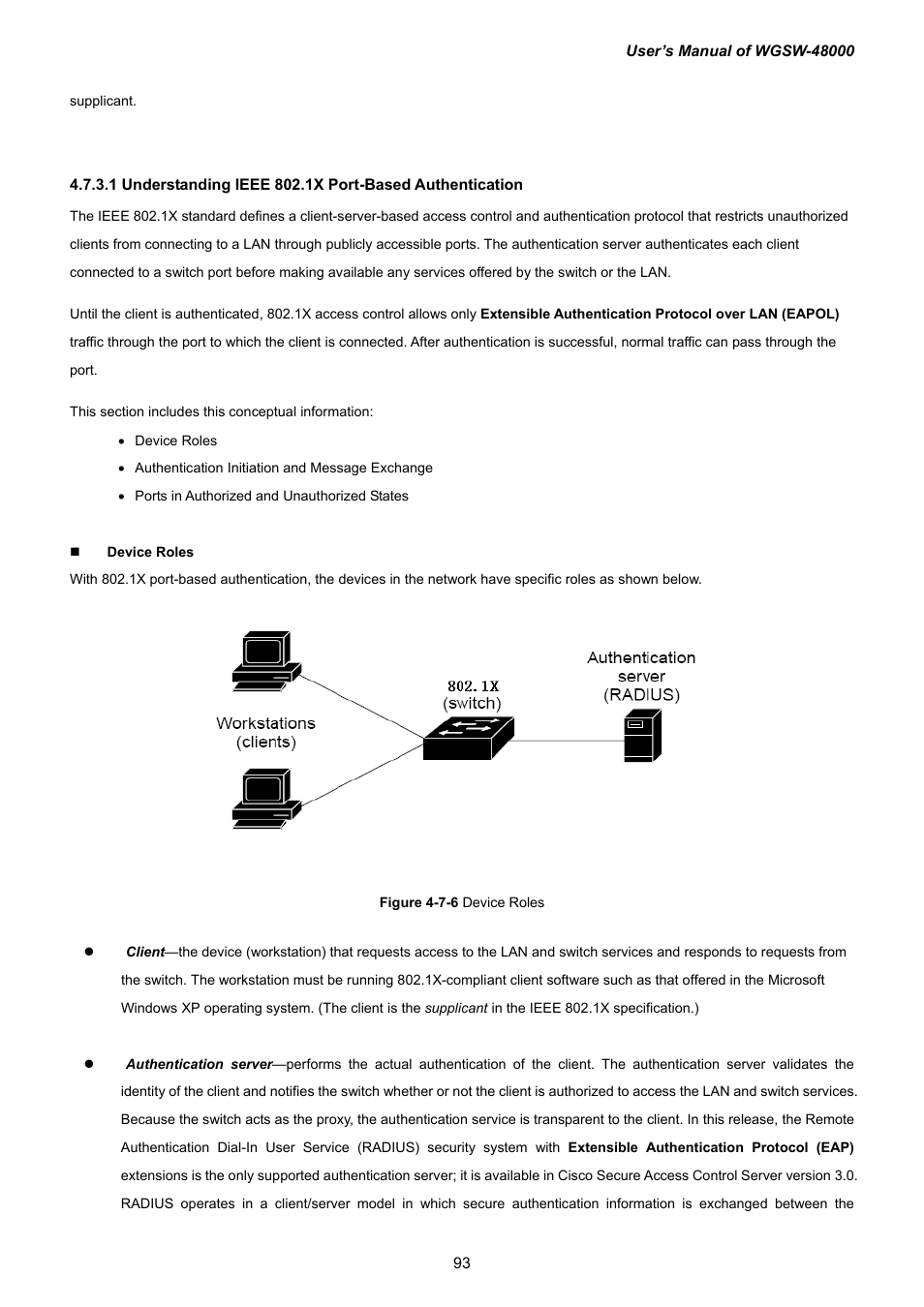 PLANET WGSW-48000 User Manual | Page 93 / 293