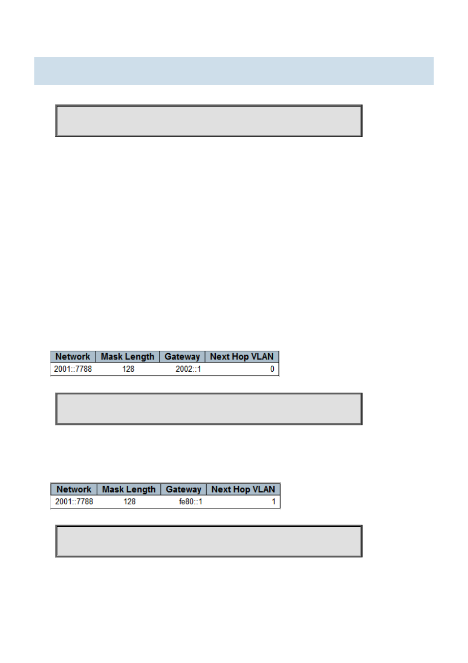 81 ipv6 route | PLANET WGSW-48040HP User Manual | Page 192 / 386
