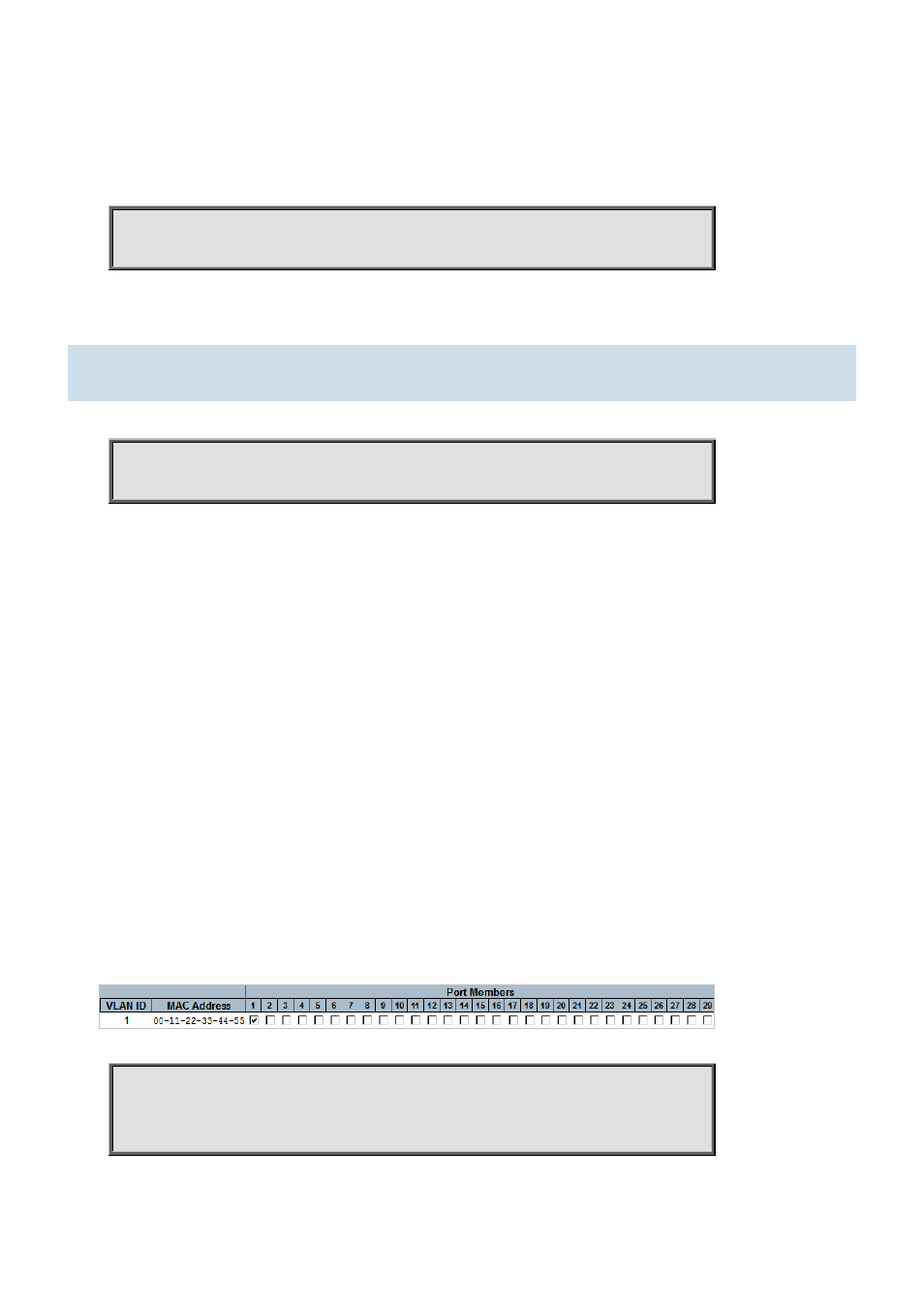102 mac address-table static | PLANET WGSW-48040HP User Manual | Page 211 / 386