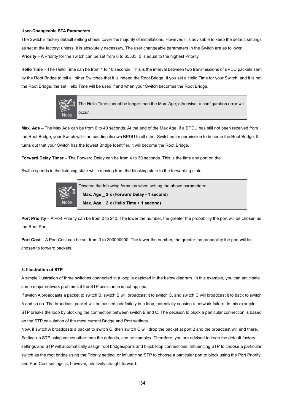 PLANET WGSW-48040HP User Manual | Page 134 / 375