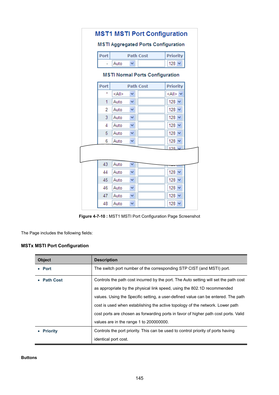 PLANET WGSW-48040HP User Manual | Page 145 / 375