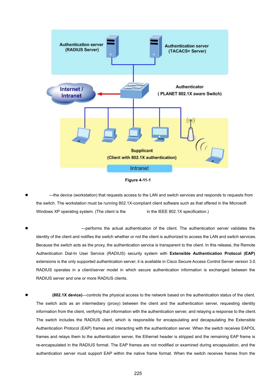 PLANET WGSW-48040HP User Manual | Page 225 / 375