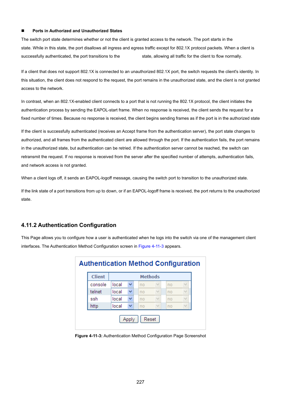2 authentication configuration | PLANET WGSW-48040HP User Manual | Page 227 / 375