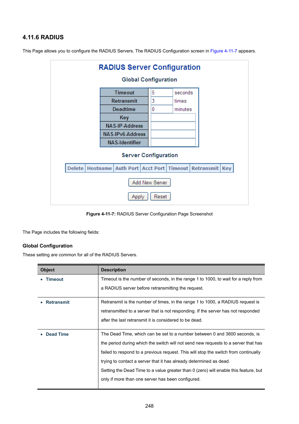 6 radius | PLANET WGSW-48040HP User Manual | Page 248 / 375