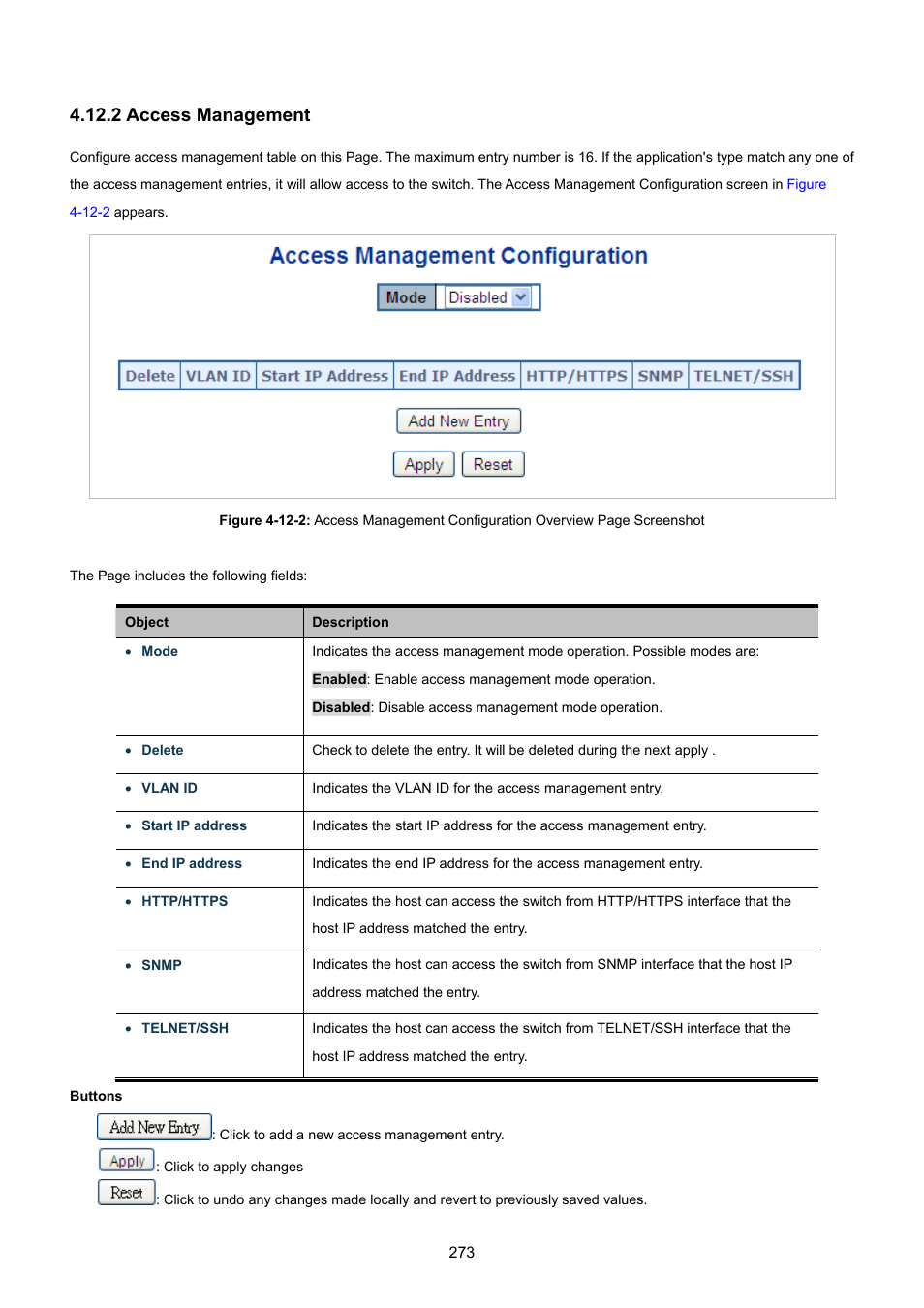 2 access management | PLANET WGSW-48040HP User Manual | Page 273 / 375