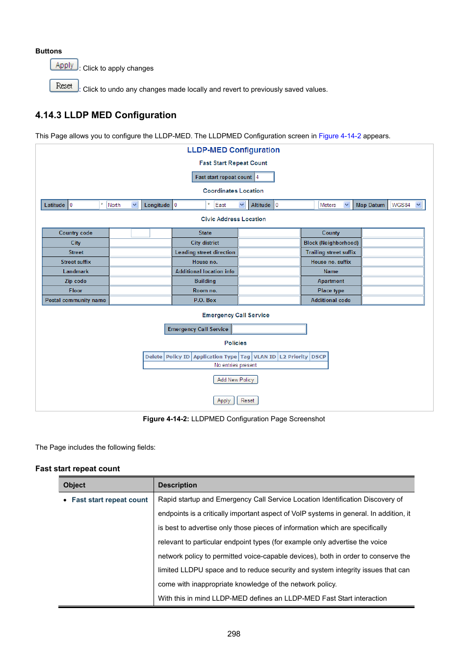 3 lldp med configuration | PLANET WGSW-48040HP User Manual | Page 298 / 375