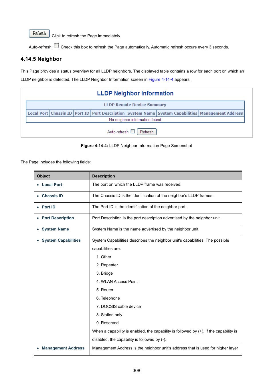 5 neighbor | PLANET WGSW-48040HP User Manual | Page 308 / 375
