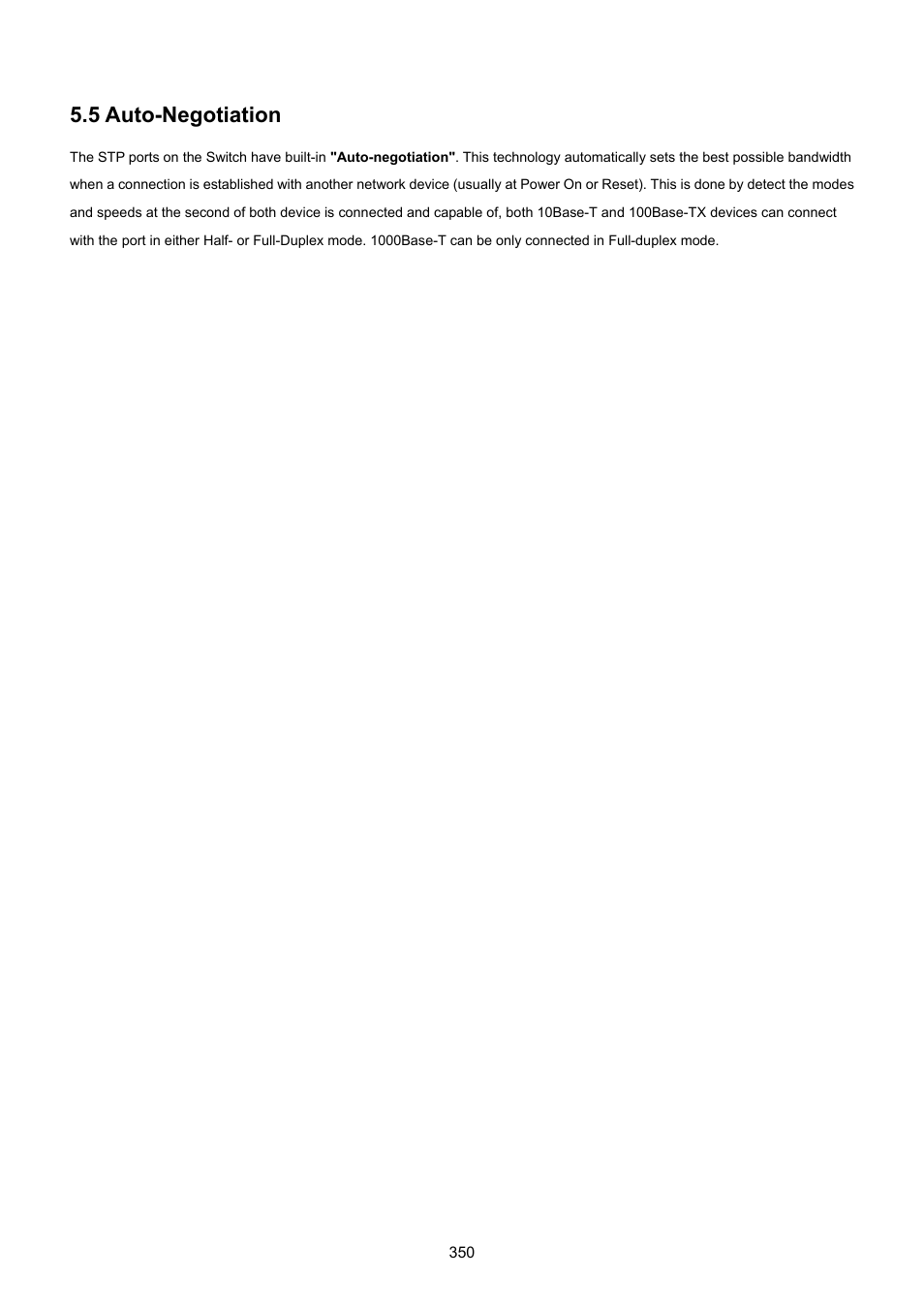 5 auto-negotiation | PLANET WGSW-48040HP User Manual | Page 350 / 375