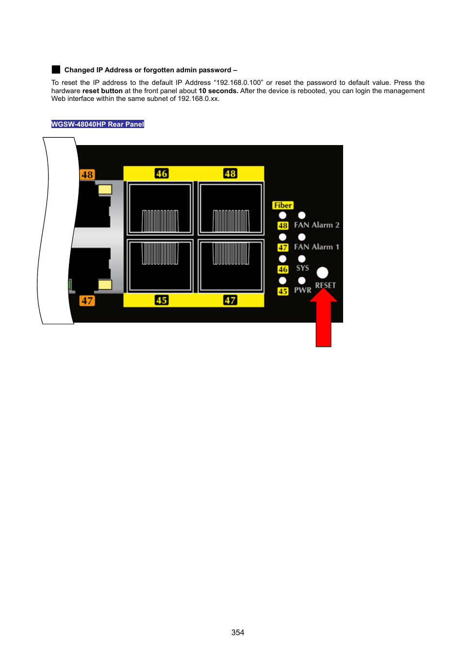 PLANET WGSW-48040HP User Manual | Page 354 / 375