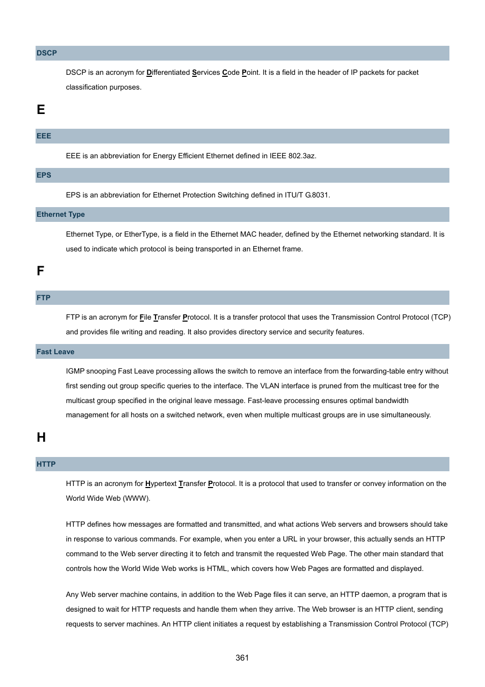 PLANET WGSW-48040HP User Manual | Page 361 / 375