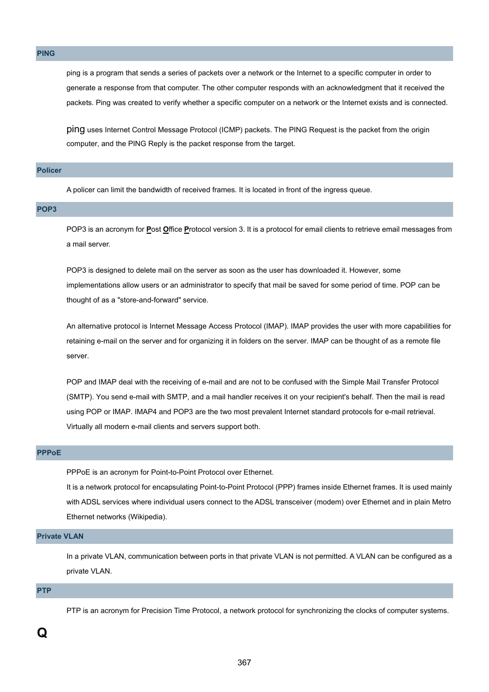 Ping | PLANET WGSW-48040HP User Manual | Page 367 / 375