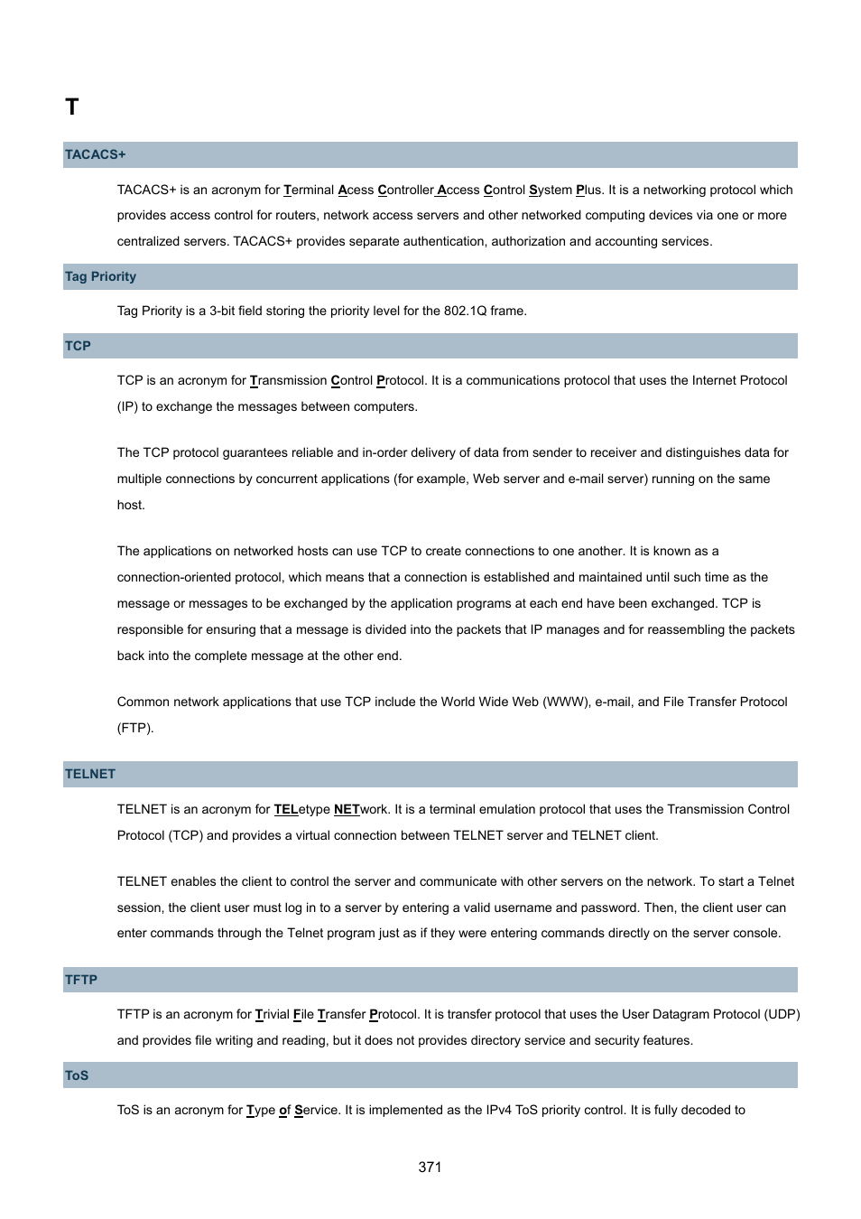 PLANET WGSW-48040HP User Manual | Page 371 / 375