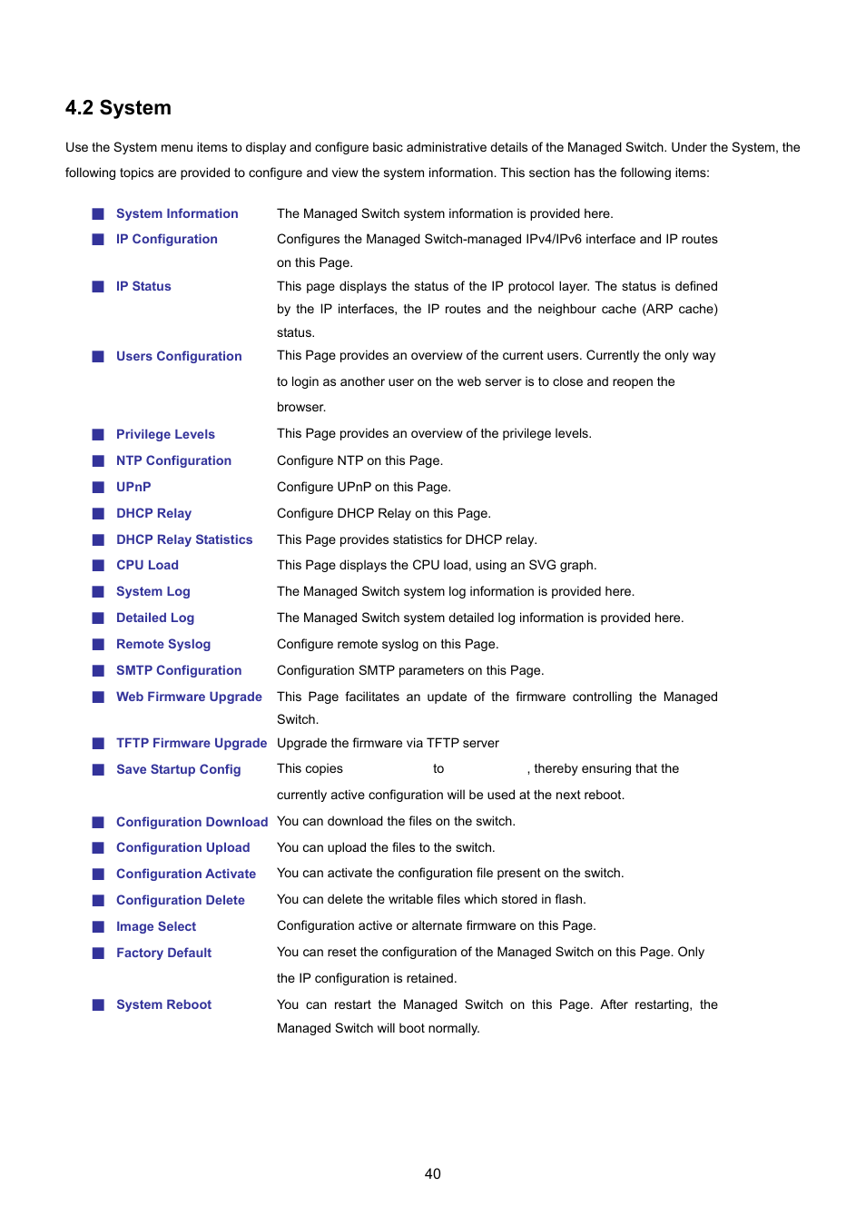 2 system | PLANET WGSW-48040HP User Manual | Page 40 / 375