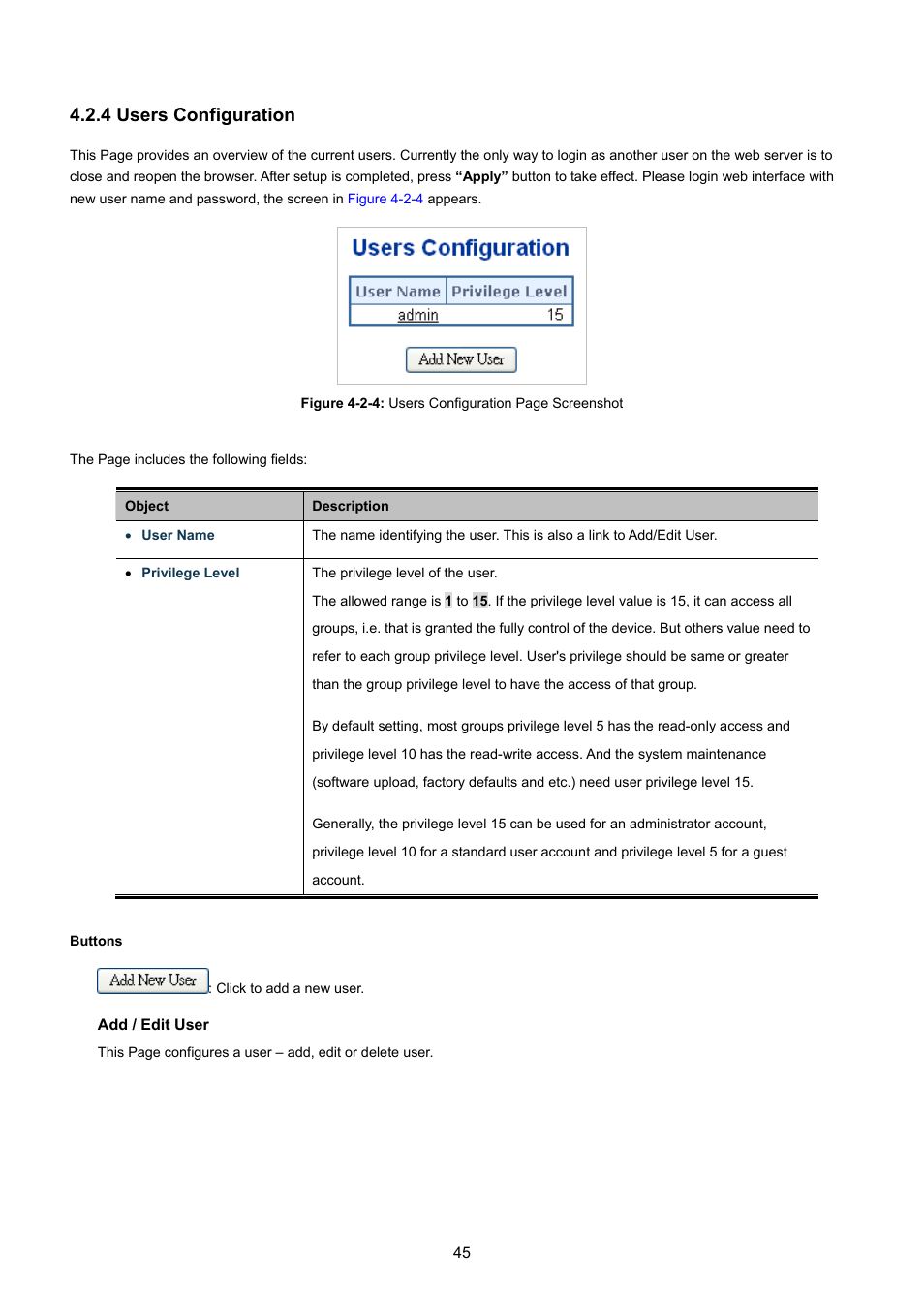 4 users configuration | PLANET WGSW-48040HP User Manual | Page 45 / 375