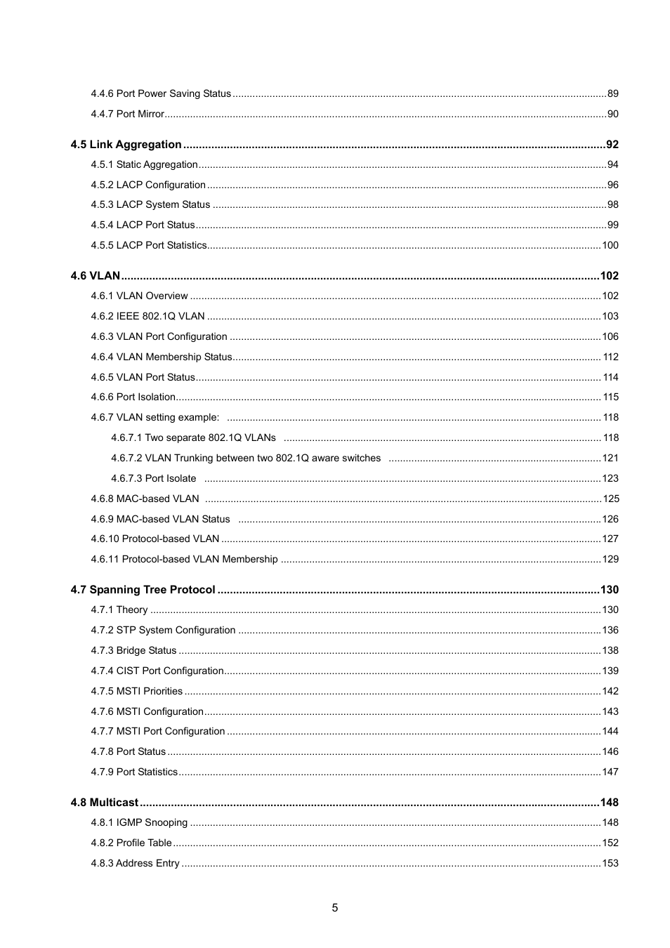 PLANET WGSW-48040HP User Manual | Page 5 / 375